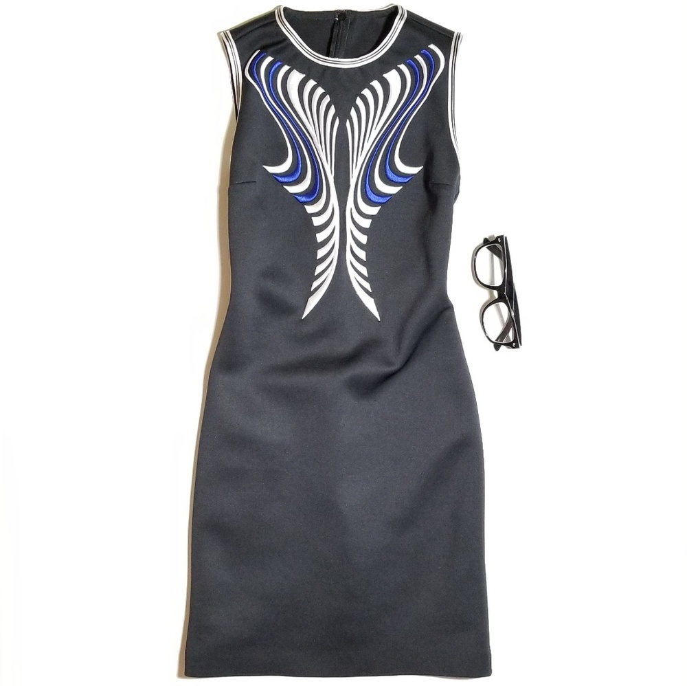 Clover Canyon Scuba Embroidered Sheath Dress